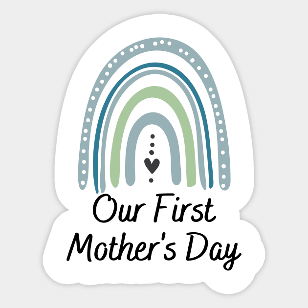 Our 1st mother's day boy mom gift Sticker by Ashden